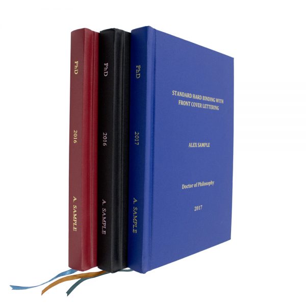 Thesis Printing and Binding - The Document Centre